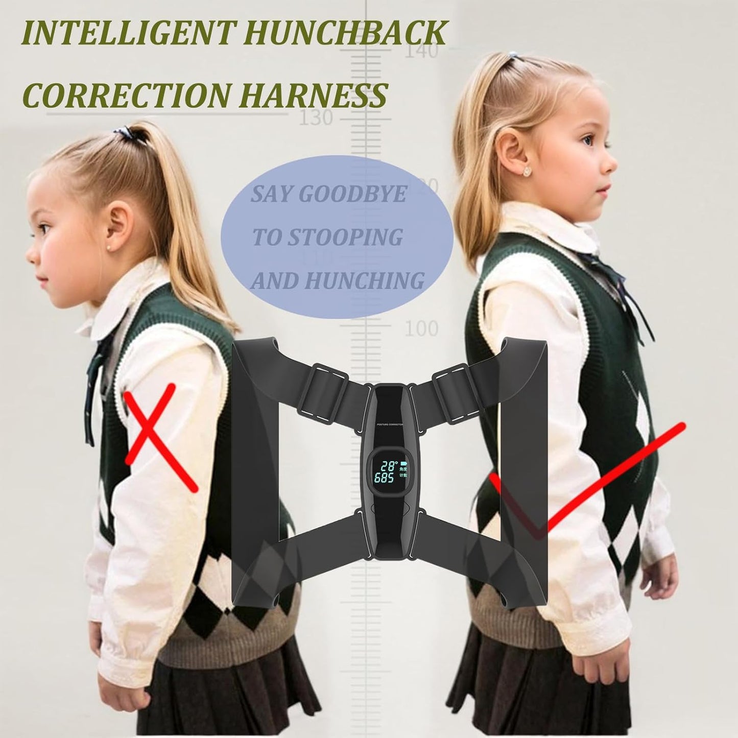 Smart Angel Posture Corrector Vibrating Back Posture