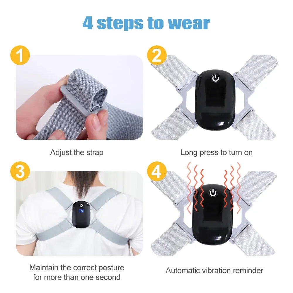 Smart Angel Posture Corrector Vibrating Back Posture