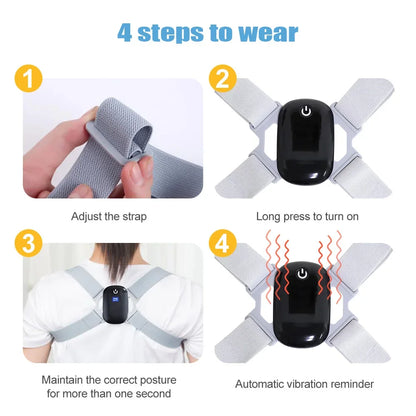 Smart Angel Posture Corrector Vibrating Back Posture
